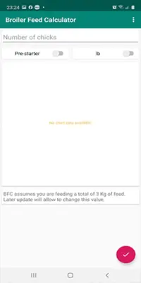 Broiler Feed Calculator android App screenshot 3